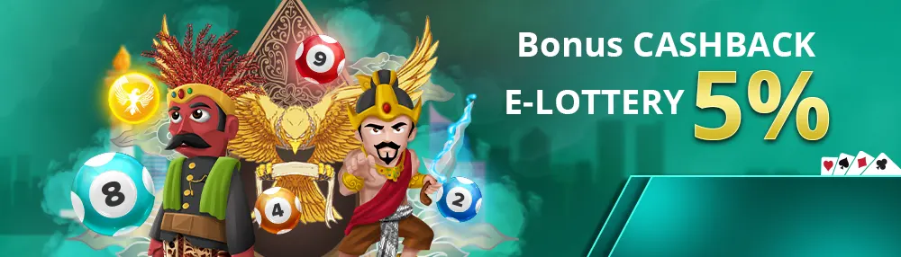 Bonus Cashback ELOTTERY 5%